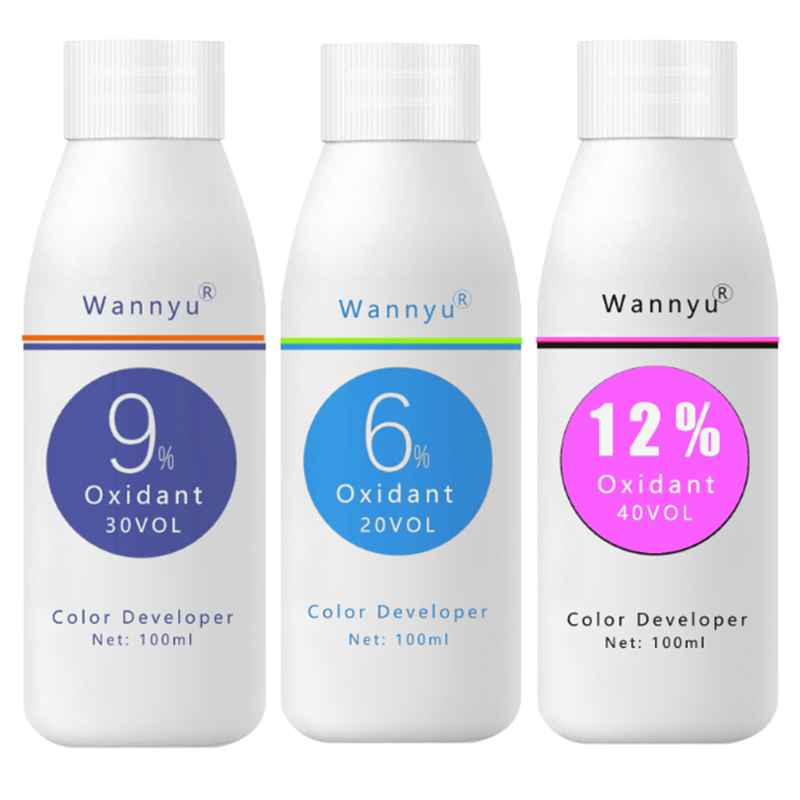 Low MOQ 100ml Bottle Fragrant Smell Salon Hair Color Developer Hair Product