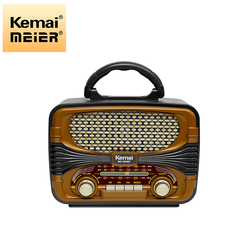 China USB Rechargeable Classical Vintage Retro X Bass Am FM Sw Shortwave Multiband Transistor Wooden Old Antique Home Radio