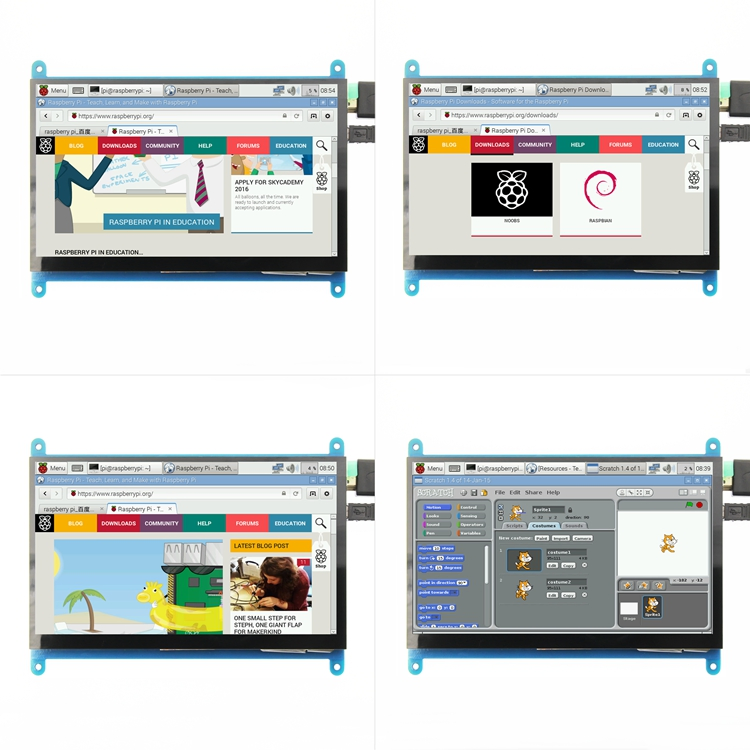 Multi-Touch Tn TFT Type 7 Inch Size Touch Screen for Car Dashboards