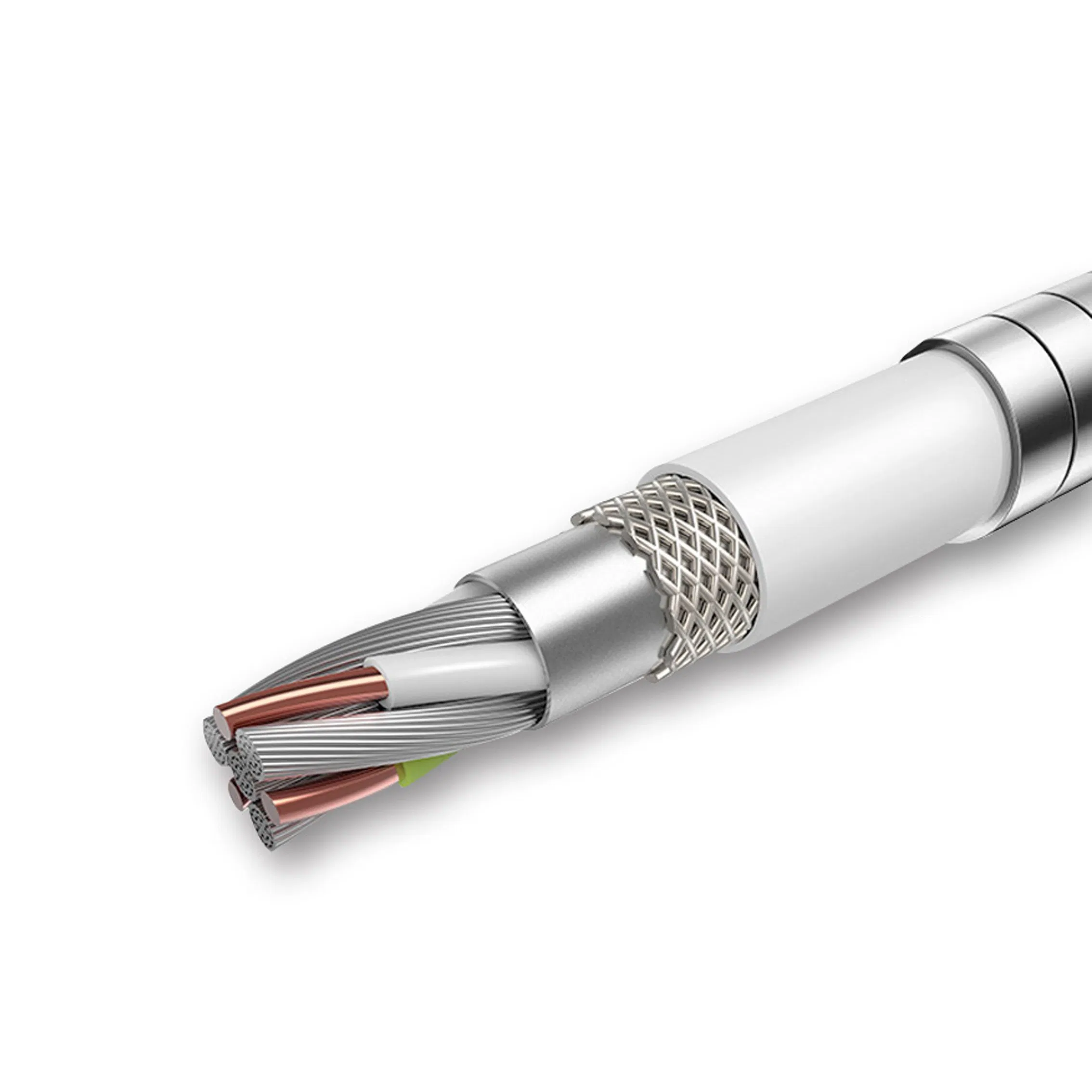 Кабель USB-C для быстрой зарядки, металлическая оплетка