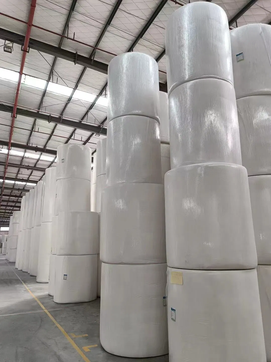 Bright Clean Pure White Mother Roll Paper High Capacity Mother Roll Paper