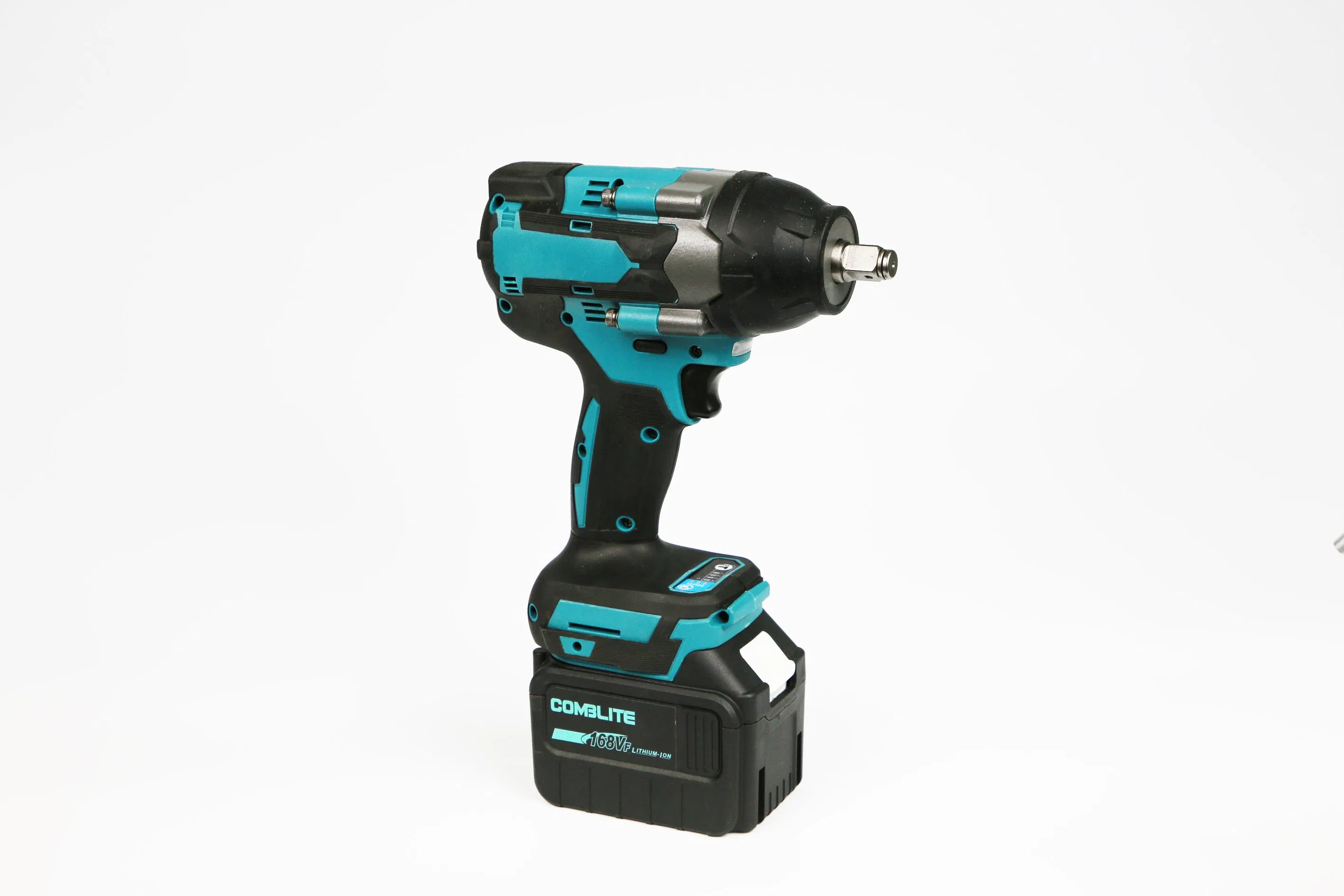 Cordless Electric Brushless Impact Wrench Power Tools with Battery and Charger
