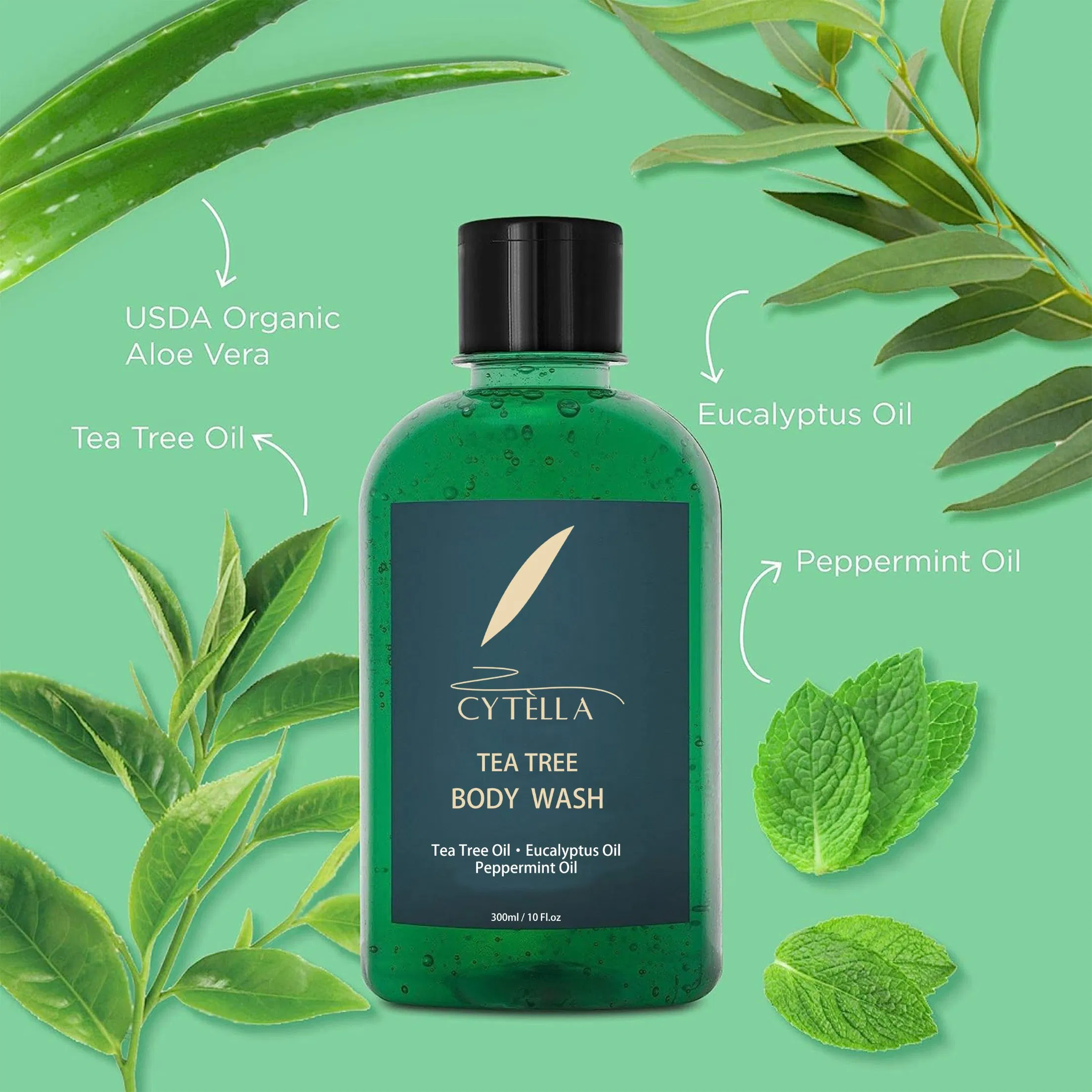 Tea Tree Eucalyptus Oil Shower Gel Body Wash