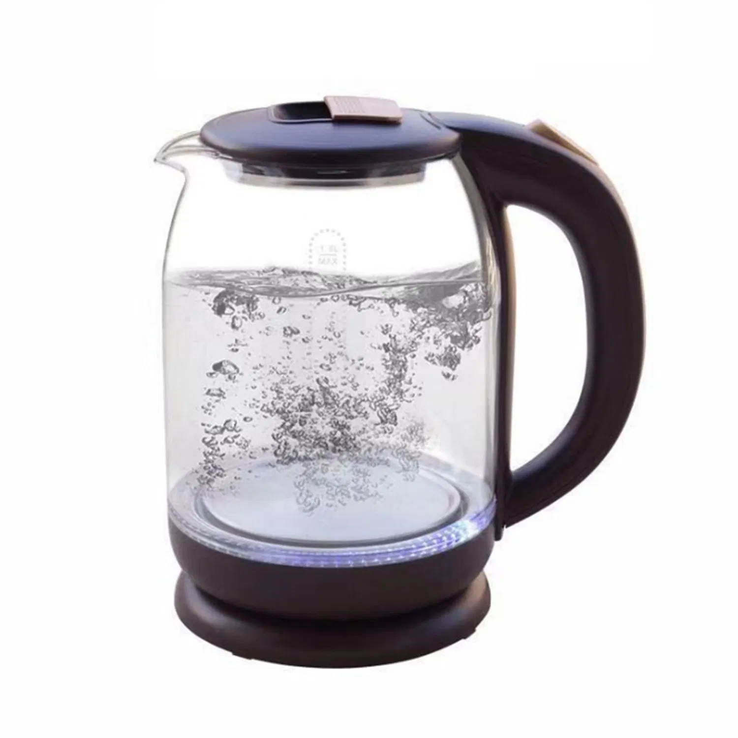 Electric Kettle, Stainless Steel Filter and Inner Lid 1500W Wide Opening Glass Tea Kettle Hot Water Boiler