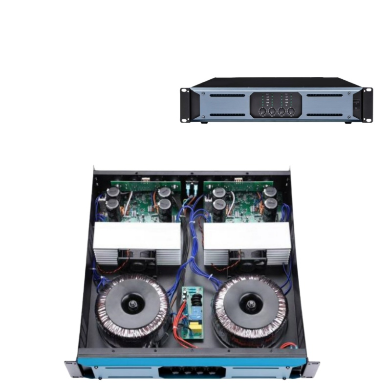 Four-Channel Pure Power Amplifier - Domc E4.3, 300W X 4 Output