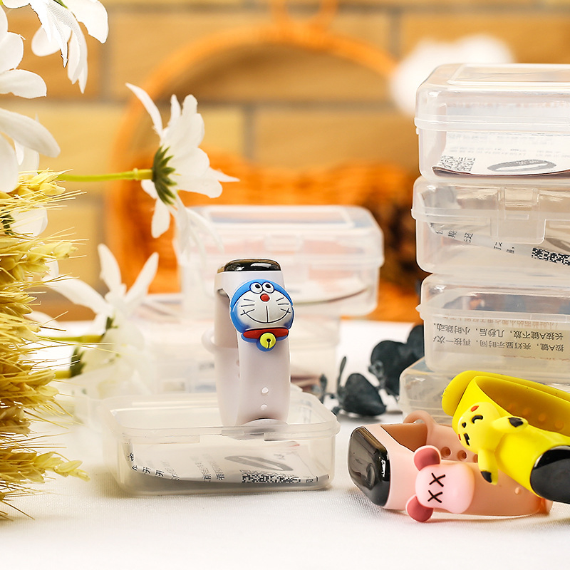 Superhero Kids Hulk-Iron Cartoon Bracelet LED Fashion Watch with Box