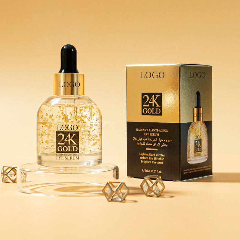 Ditong Skin Care 24K Gold 30ml Moisturizing Purifying Restoring Hydrating Facial Eye Care Eye Serum