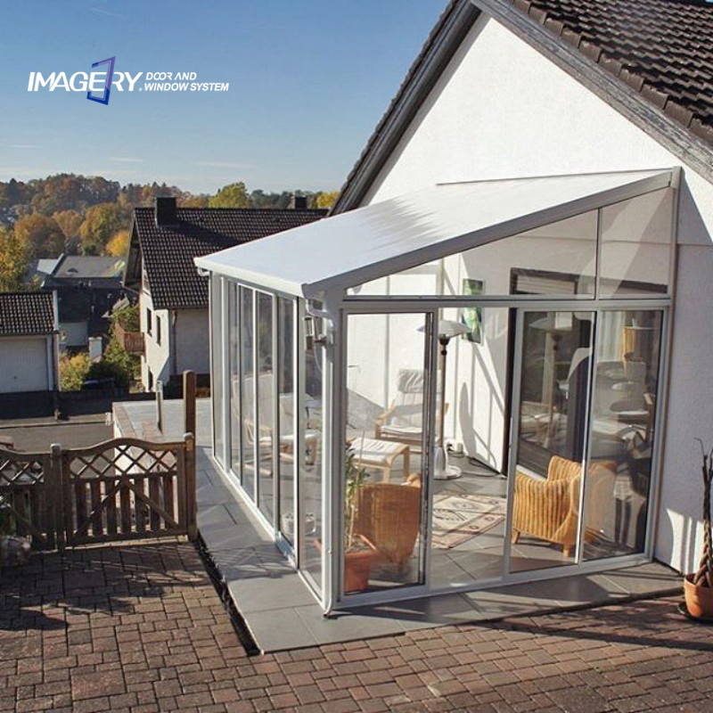 High Quality Double Glass Outdoor Customized Aluminum Frame Winter Garden Sunroom