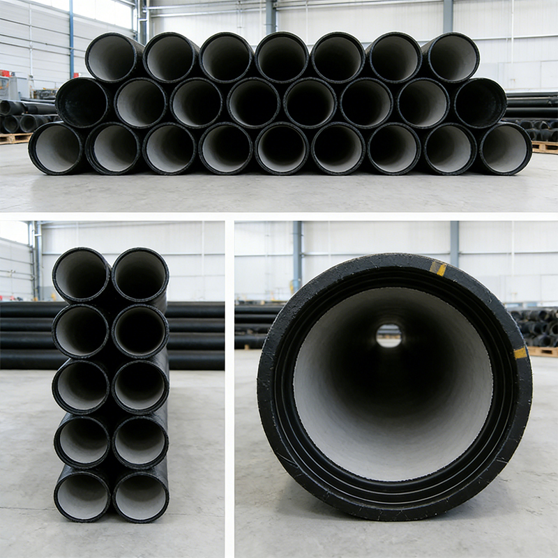 K7 K9 K10 DN300 ISO2531 Pipe Fire Fighting Thick-Walled Nodular Cast Iron Ductile Iron Black Pipe