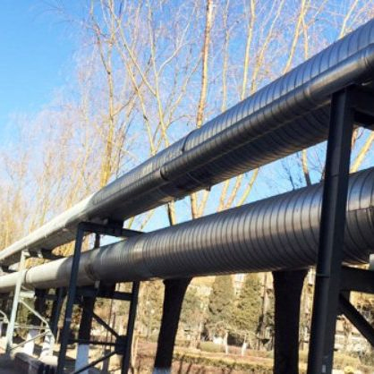 Glass Wool Steam Pipe Insulation Insulated High Temperature Heat Resistant Steel Pipe