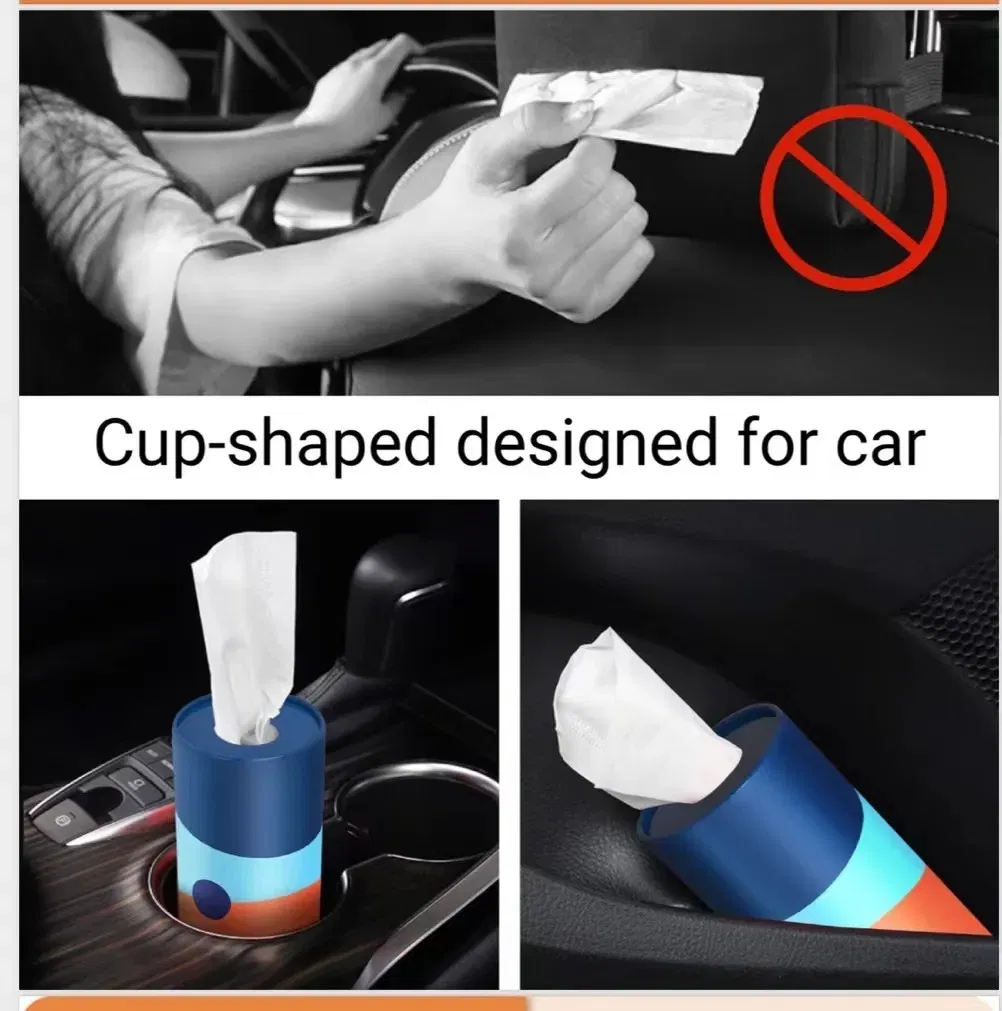 Company Promotion Event Paper Cone Tissue Box High Quality 2 Ply Virgin Pulp Machine Paper Cone for Car Facial Tissue