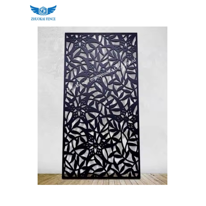Customizable Bathroom Wall Partition Decorative Indoor Laser Cut Stainless Steel Divider Screen
