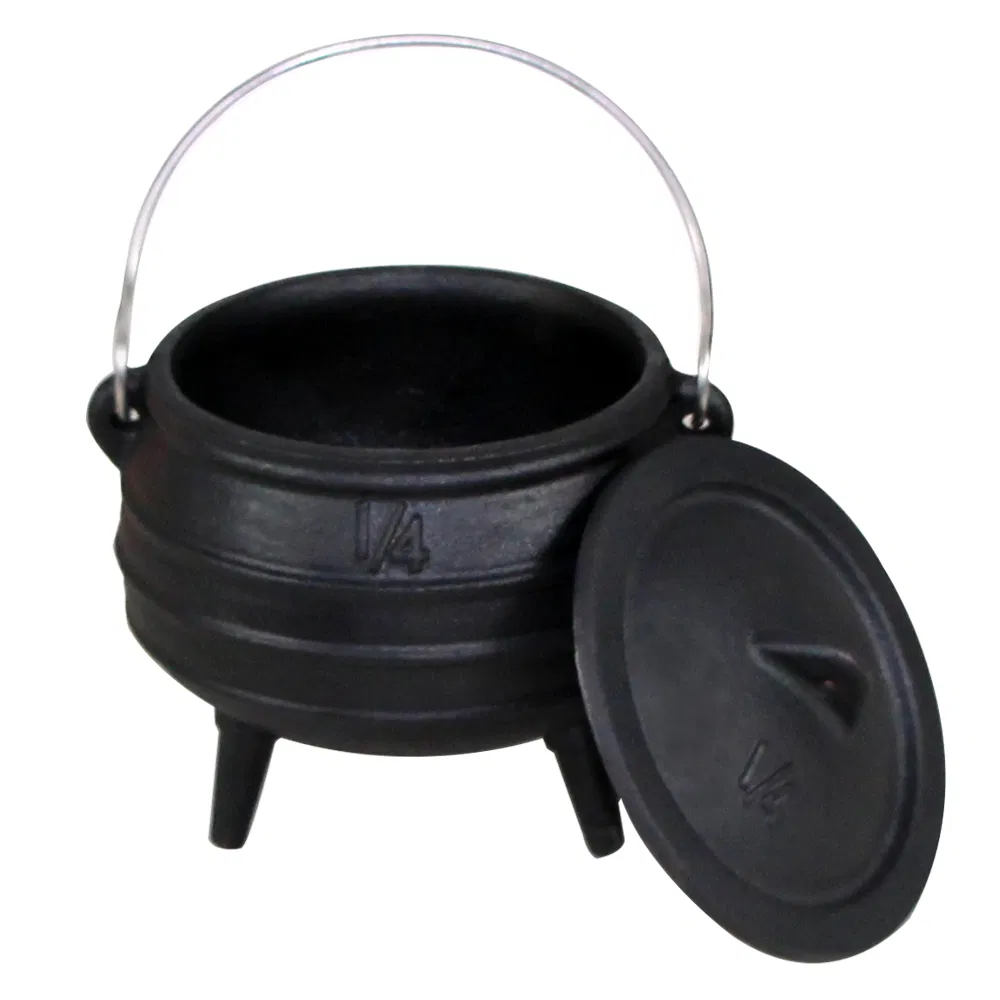 Чугунный казанок для кемпинга и походов