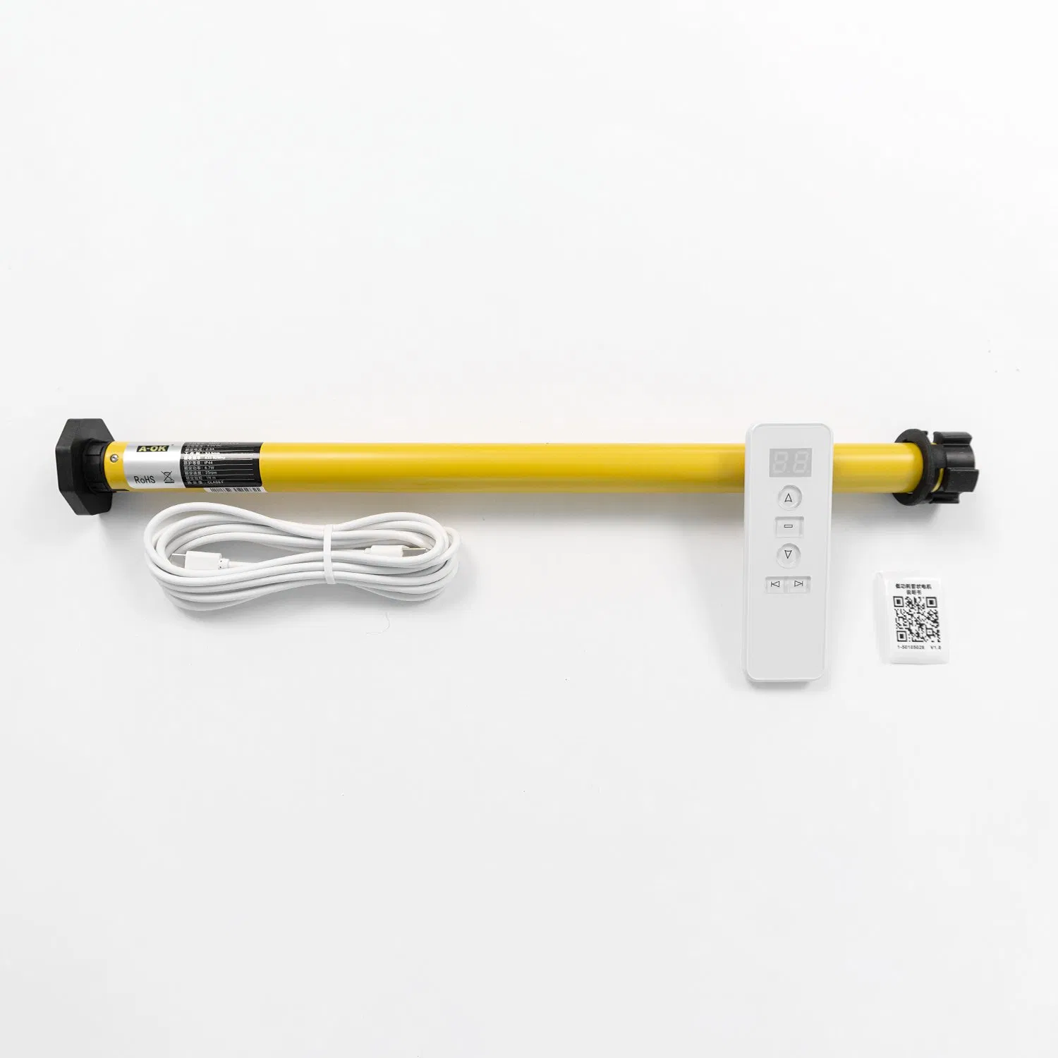 New Arrival Aok Brand Tubular Motor for 120V Voltage Am45-50/12-E High Power Remote Control Type AC Tubular Roller Motor