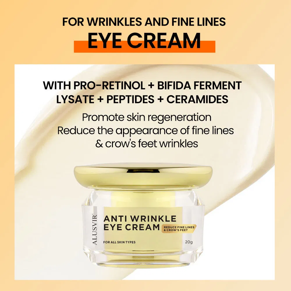 Anti-Wrinkle Firming Eye Cream Hyaluronic Acid Infused Fast Eye Bags Removal