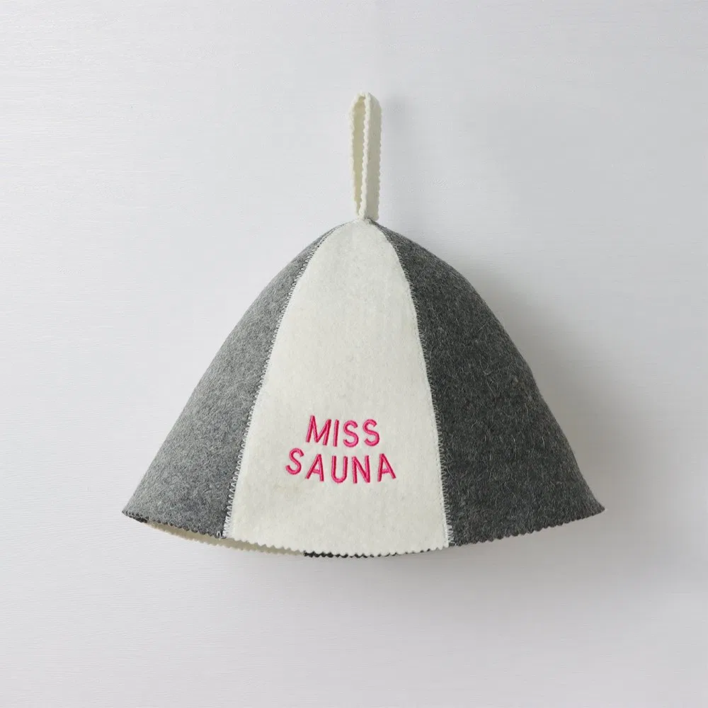 Sauna Hat, , Wool Felt Sauna Hat, Russian Banya Felt Bath Cap, Unisex Bathroom Sauna Accessories for Men Women