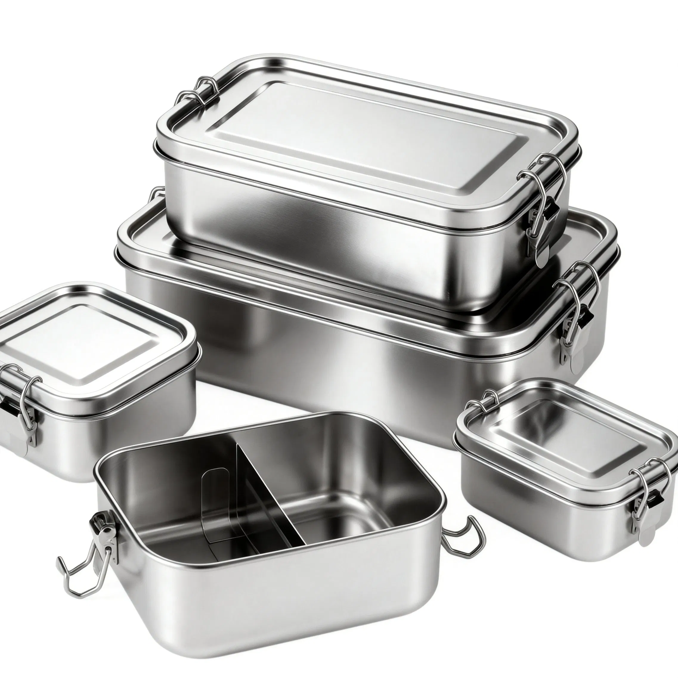 Многоразовый контейнер для еды из нержавеющей стали