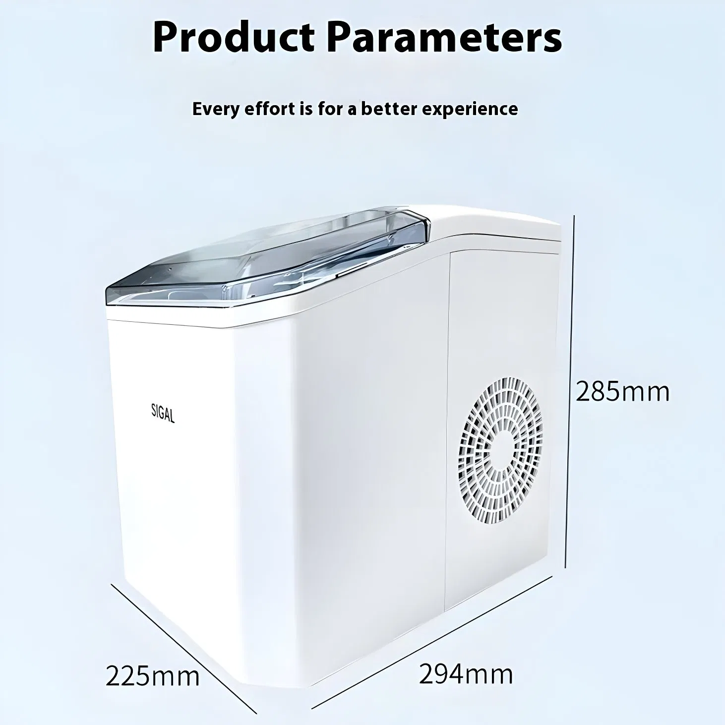 Portable Ice Bullet Making Machine for Business Commercial Home