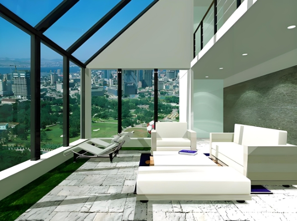 Four Seasons Thermal Break System Aluminium Triple Glazed Glass Sunroom for Canada