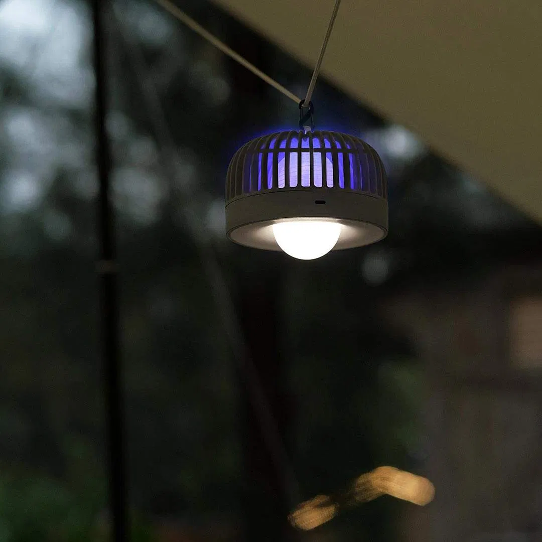 3-in-1 Outdoor Camping Lantern Tent Light Electronic Mosquito Killer Lamp Coil Heater