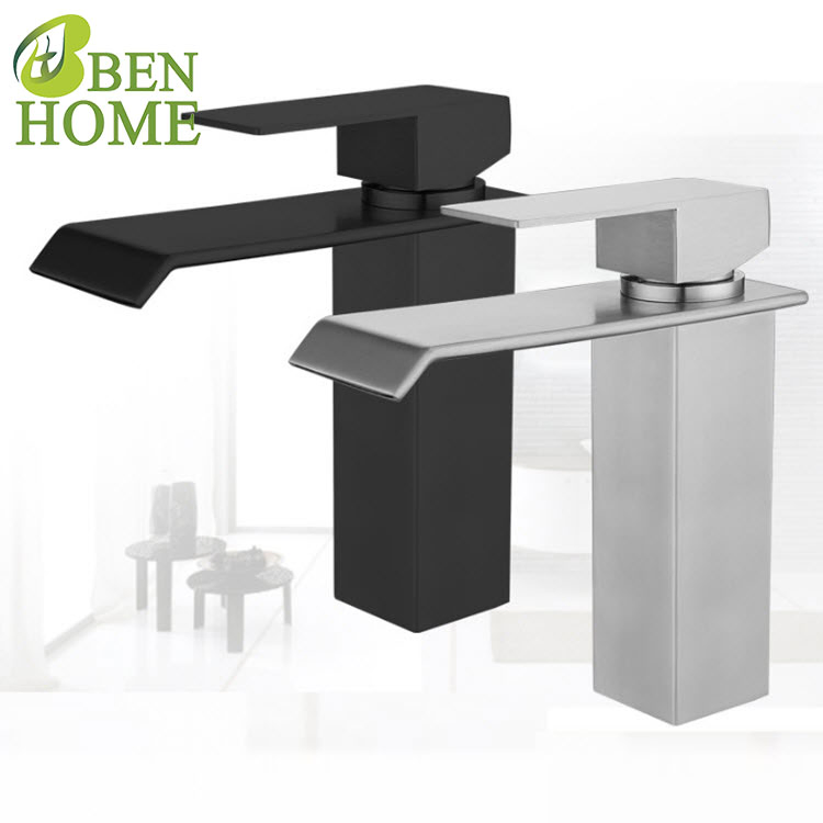 High Quality 304 Stainless Steel Draw Basin Faucet and Raise Basin Faucet with Waterfall Basin Faucet Germany