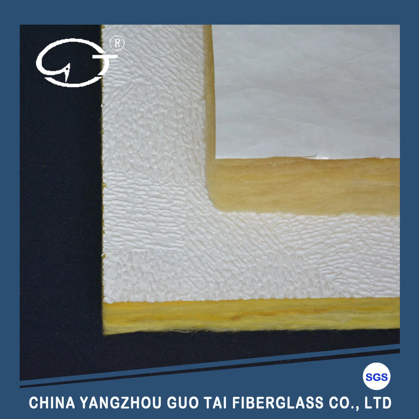 High Quality Fiberglass Wool Board for Sound-Absorbtion and Heat Insulation