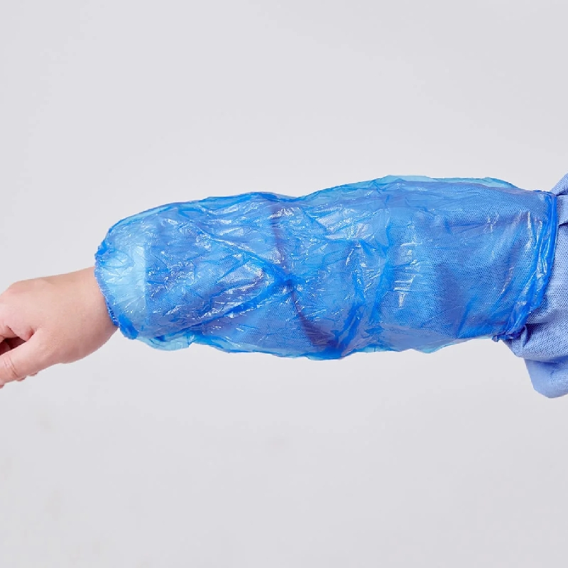 Wholesale Disposable Arm Sleeve Cover 18" PP/PE/SMS Sleeve Cover Blue Disposable Arm Sleeves