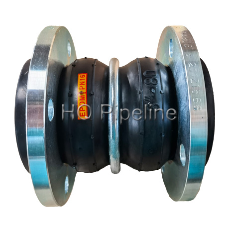 Double Ball Flanged End Rubber Expansion Joints