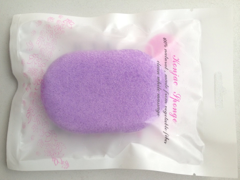 100% Organic Colourful Konjac Facial Cleaning Sponge