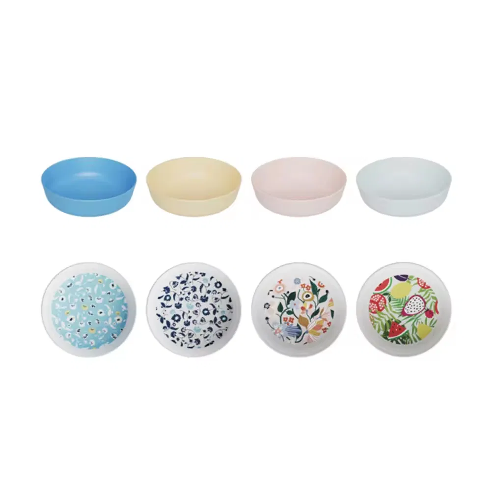 Food-Grade RPET Plastic Microwave Safe Oven Safety Plastic Melamine Bowl