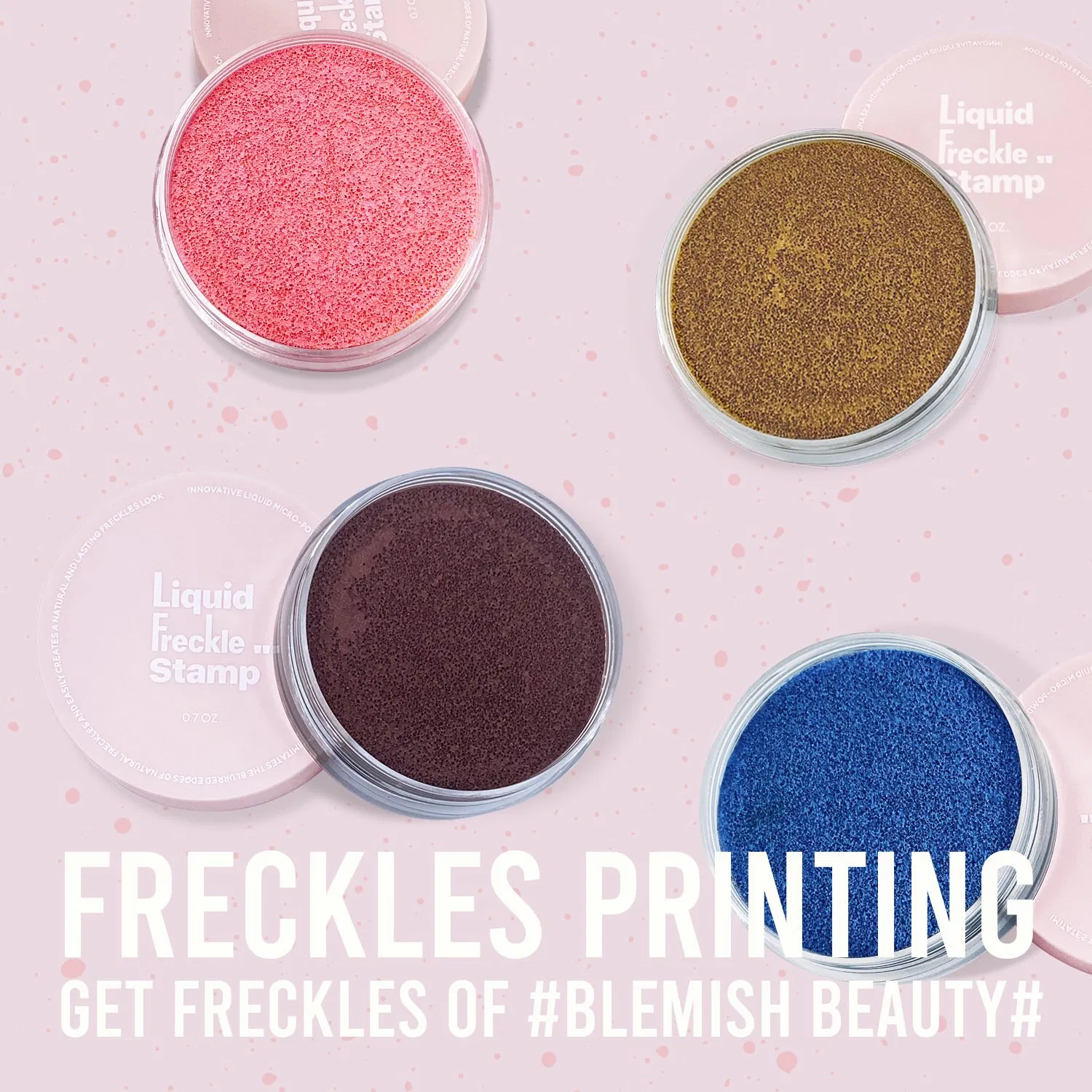 Multi -Color Freckles Seal Air Cushion Waterproof Durable Powder One -Time Natural Freckles Makeup Realistic Spot Supply