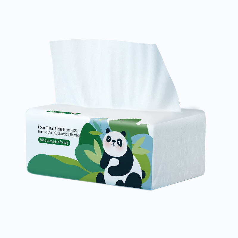 Wet Strength Technology Portable Tissues The Bamboo Fiber Facial Tissue Paper Napkin Box