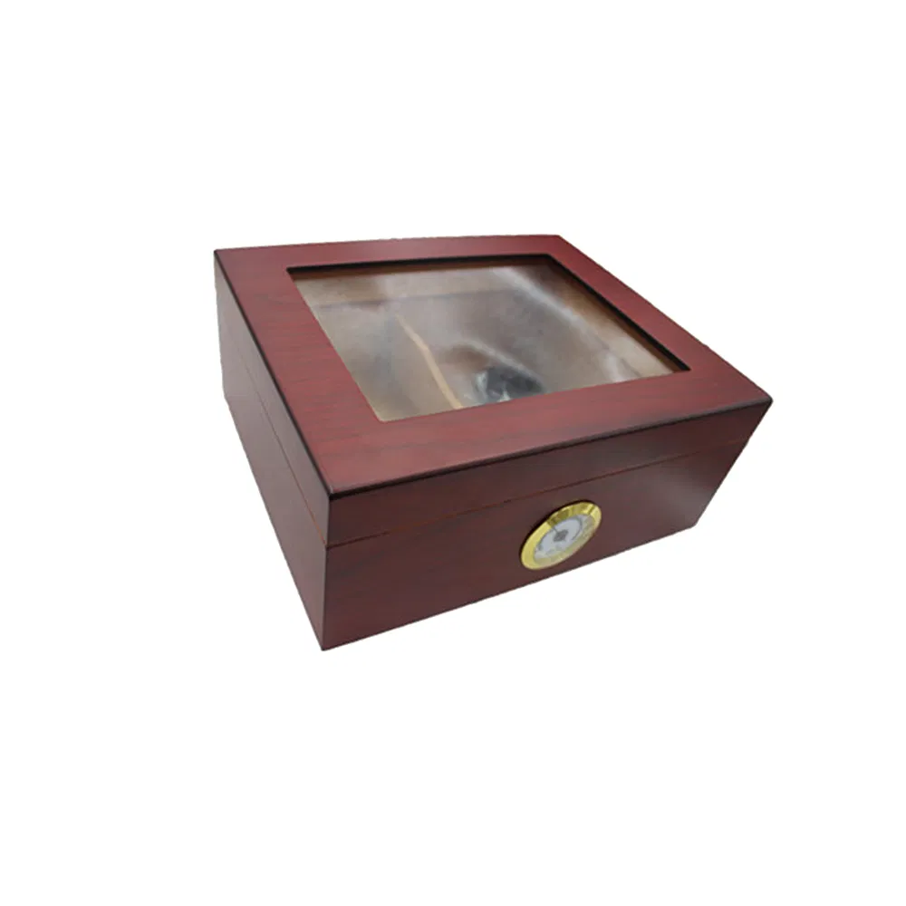 Custom Matte Lacquer Spanish Cedar Wood Cigar Humidor