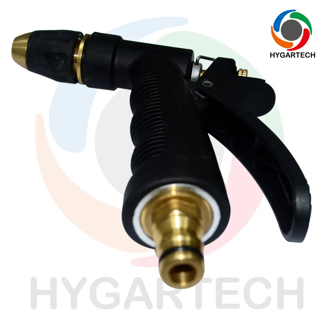 Manual Brass Spray Nozzle with Rubber Cover Soft Grid Holder and Adjustable Nozzle