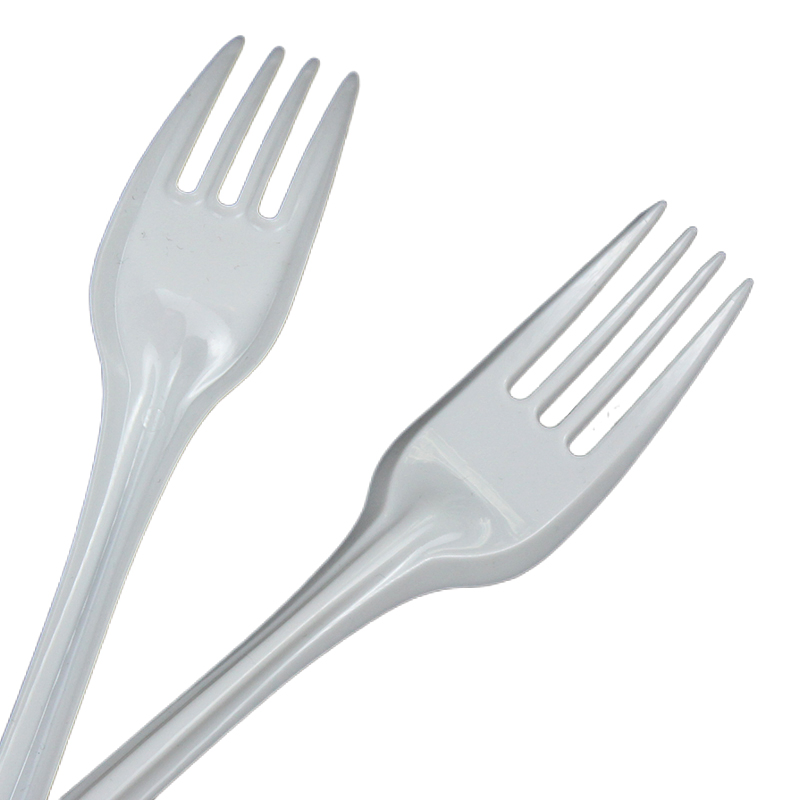 Economy Disposable Light Weight 160mm Cutlery 2g PP White Fork