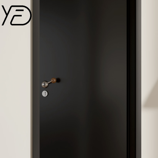 Customized Fireproof Melamine Surface Fire Prevention Emergency Safety Security Fire-Rated Solid Wood Fire Wooden Composite Interior Door