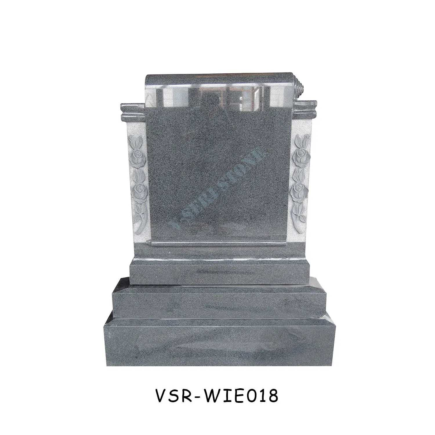 Cheap Price Memorial Granite Tombstone with Custom Size