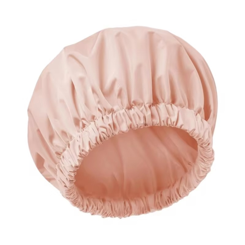 Promotional Spot Supply Reusable Washable Elastic Waterproof Shower Caps