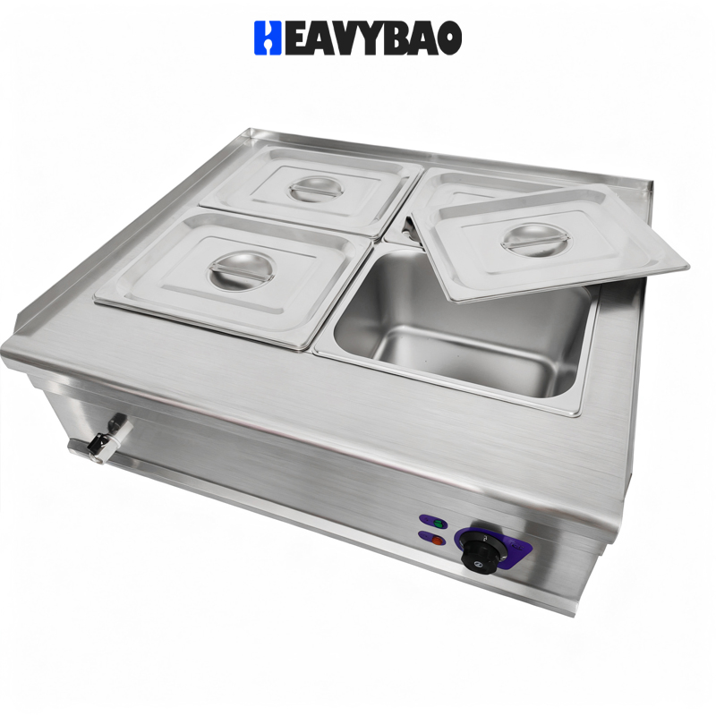Heavybao Factory Direct Hotel Electric Bain Marie Food Warmer Container with CE RoHS