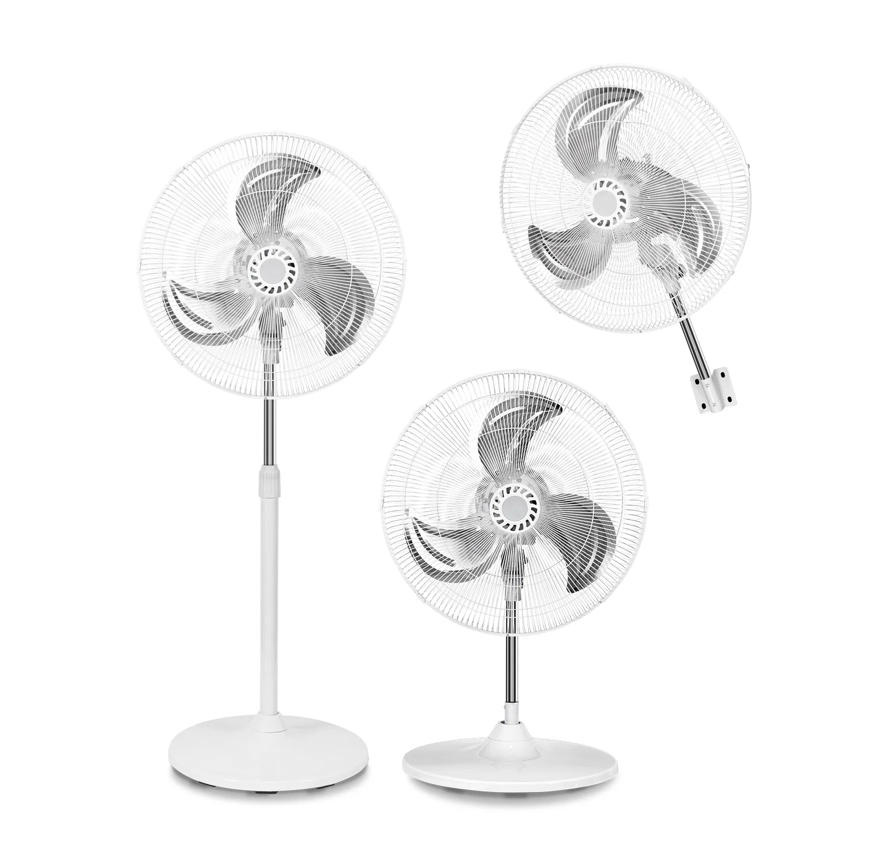 18 Inch 3 in 1 Silent Electric Standing Table Wall Mounted Metal Air Cooling Fan with 3 Speed and High Power Motor Fan 3 in 1 Fan