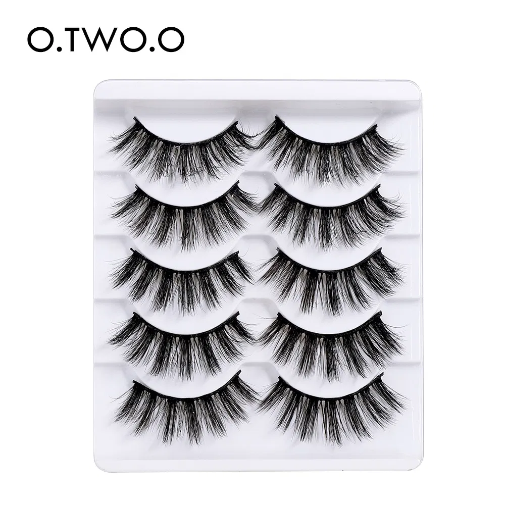 New Product 3D False Eyelashes 5 Pairs of Natural Curly Hair Thick Three-Dimensional Simulation Fake Eyelashes 3D-46