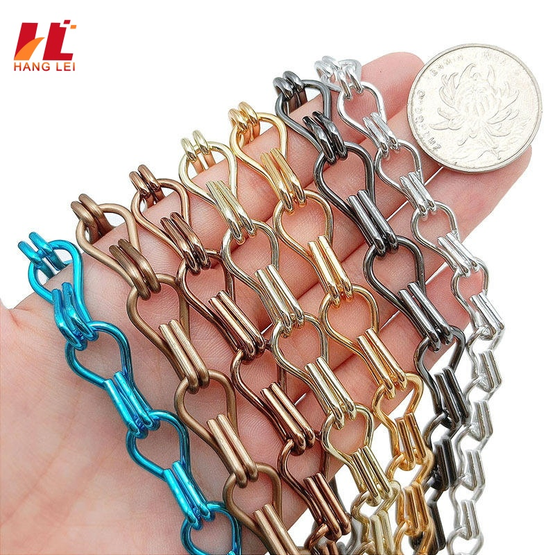 Elegant Aluminum Decorative Hook Chain Link Wire Mesh Curtain for Room Divider
