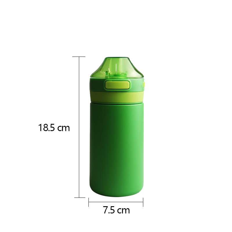 Термокружка вакуумная 350 мл с трубочкой
