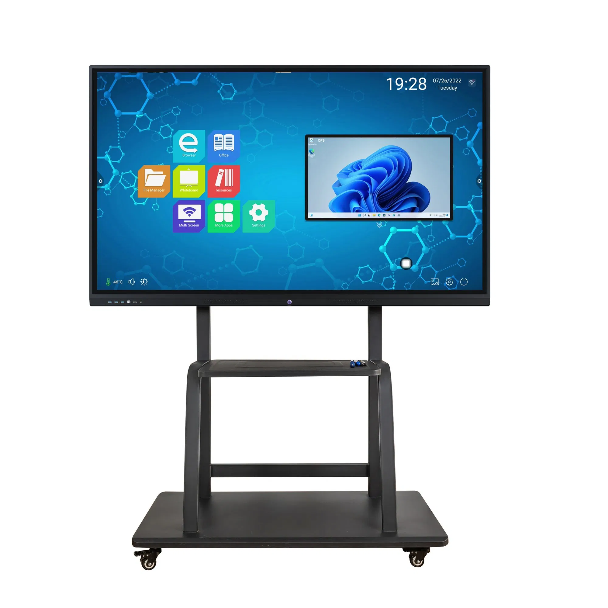 Miboard 85 Inch Finger Multi Touch Screen Smart LCD Display Meeting Room Electronic Digital Infocus Interactive Smart Whiteboard