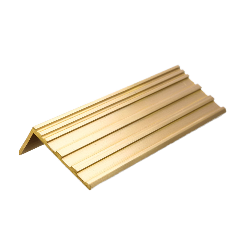 Customized Metal Anti Slip Strip Brass Profiles for Villa Hotel Staircase Steps with Copper Anti Slip Strips and Special-Shaped Profiles