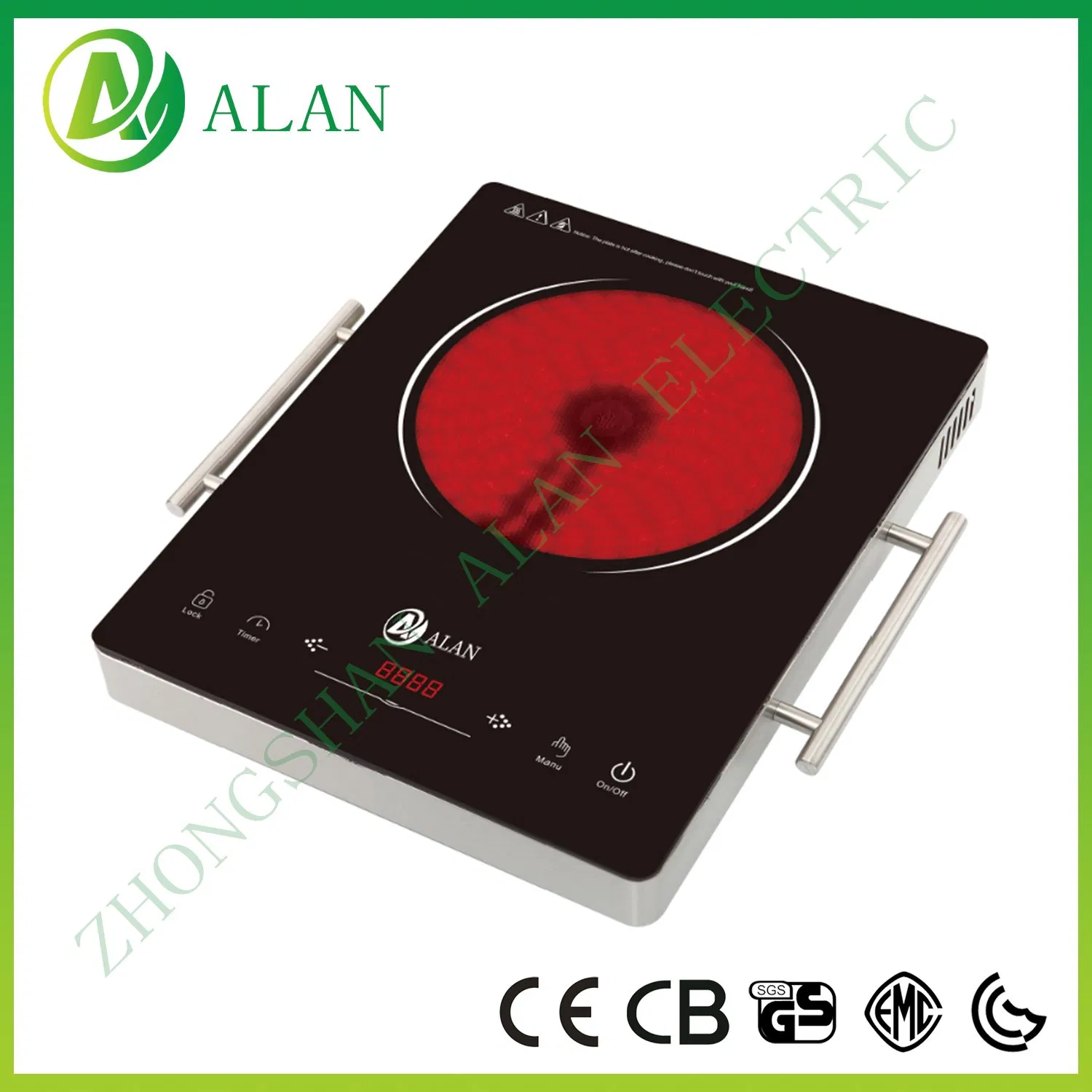 Aluminium Housing Cheap Price Traditional Knob Infrared Cooker Ceramic Hob for Middle East