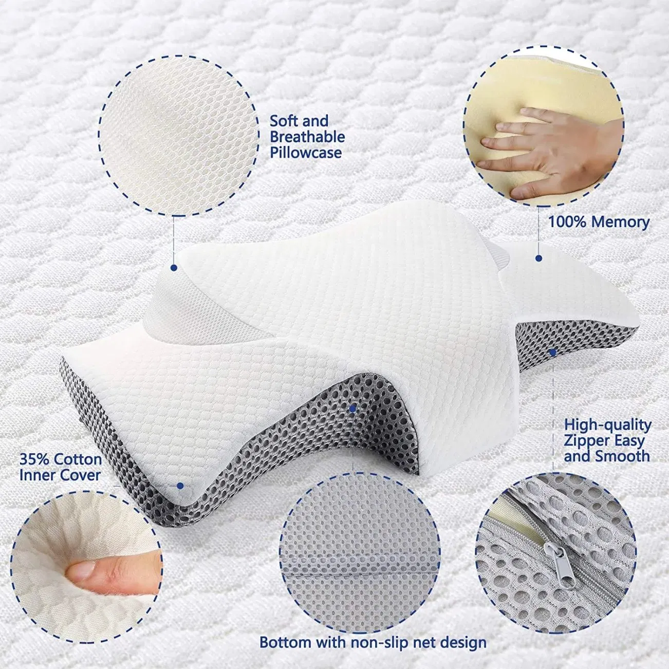 Cool Pillow and Cervical Memory Foam Pillow Factory