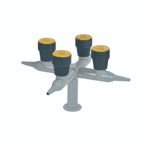 Лабораторный газовый кран двойной MAX-GF