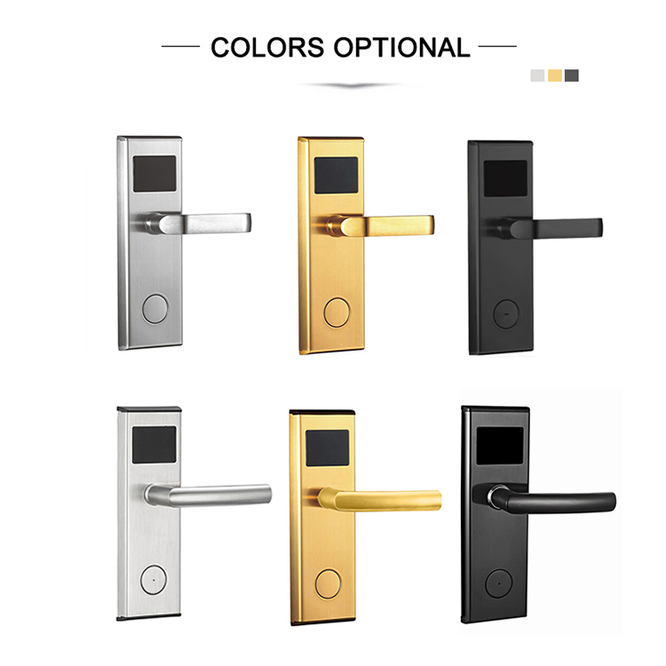 Security Electronic Key Keyless Entry Digital RFID Smart Card Hotel Door Lock System