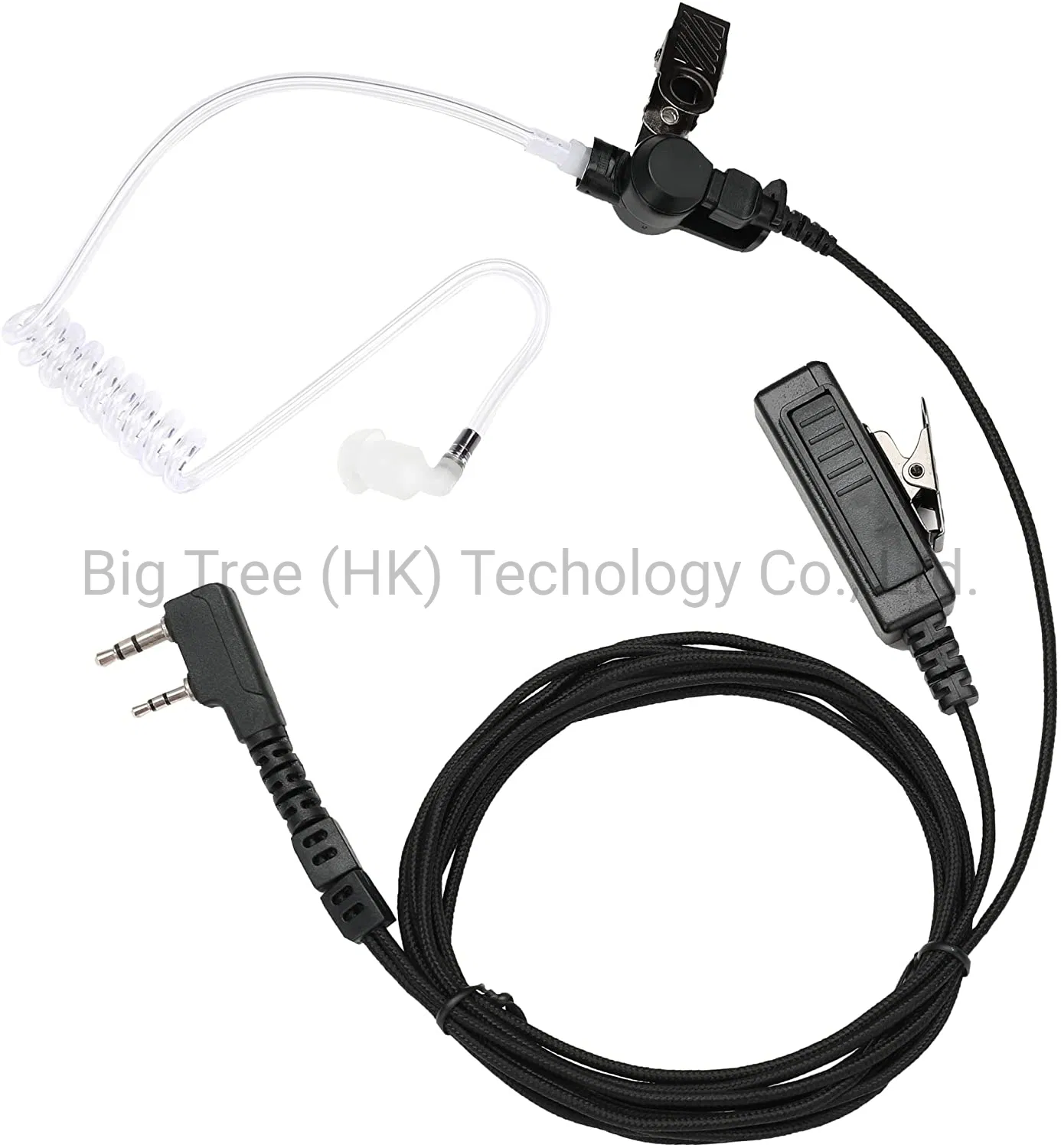 Скрытая гарнитура с акустической трубкой для раций Kenwood